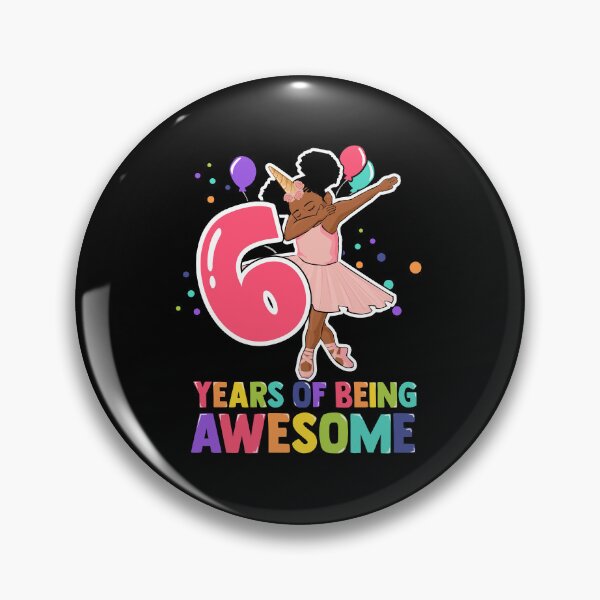 Item preview, 6th Birthday Dabbing Unicorn Girl 6 Years Old BDay designed and sold by QueenOfPrint.