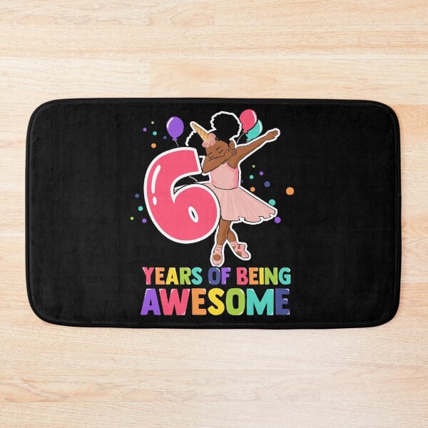Item preview, 6th Birthday Dabbing Unicorn Girl 6 Years Old BDay designed and sold by QueenOfPrint.