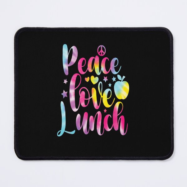 Item preview, Tie Dye Lunch Lady Peace Love Lunch Cafeteria Squad Womens designed and sold by beunique5.