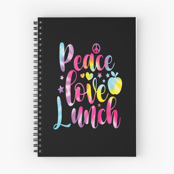 Item preview, Tie Dye Lunch Lady Peace Love Lunch Cafeteria Squad Womens designed and sold by beunique5.