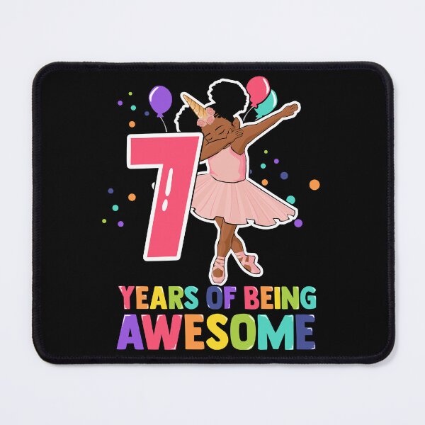 Item preview, 7th Birthday Dabbing Unicorn Girl 7 Years Old BDay designed and sold by QueenOfPrint.