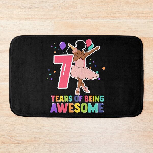 Item preview, 7th Birthday Dabbing Unicorn Girl 7 Years Old BDay designed and sold by QueenOfPrint.