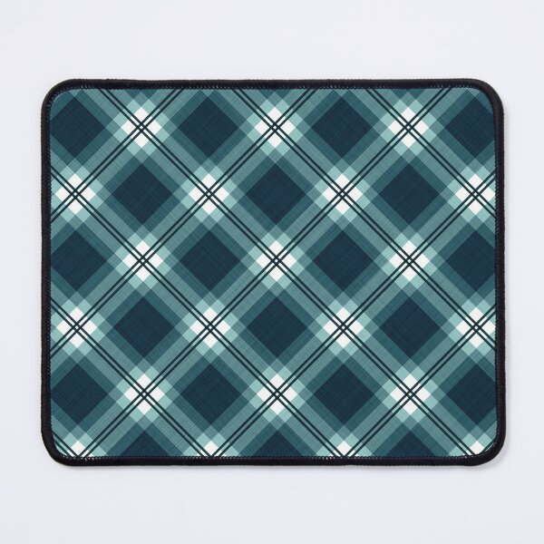 Item preview, Leaning Teal Plaid Pattern designed and sold by AdamP-Presents.