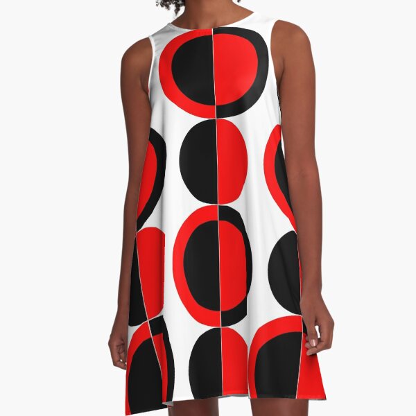 Mod Circles A-Line Dress