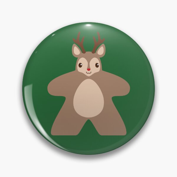 Item preview, Rudolph Reindeer Meeple designed and sold by geekyT.