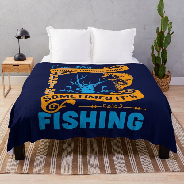 Fishing Throw Blankets for Sale