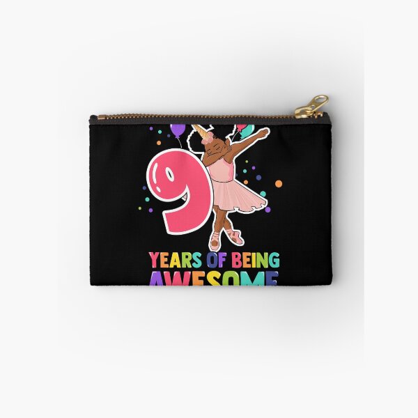 Item preview, 9th Birthday Dabbing Unicorn Girl 9 Years Old BDay designed and sold by QueenOfPrint.