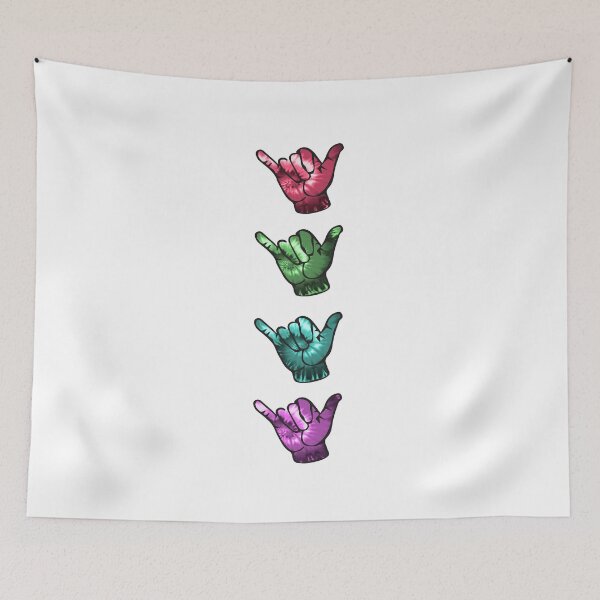 Item preview, Vertical Tie Dye Shakas designed and sold by Designs111.