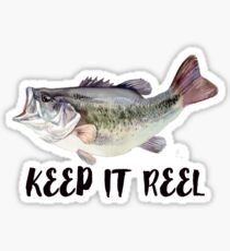 keeping it reel fishing Sticker