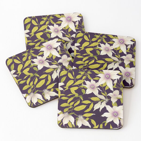 Aperçu de l'œuvre Fun flowers tropical pattern créée et vendue par Purple-Horizon.