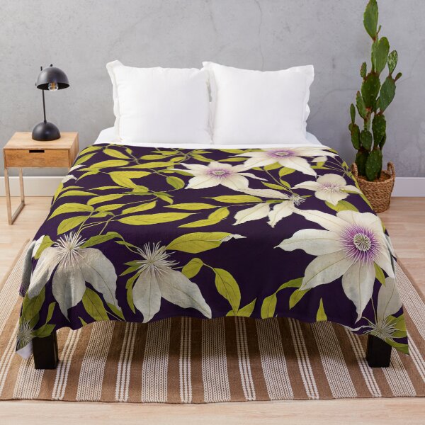 Item preview, Fun flowers tropical pattern designed and sold by Purple-Horizon.