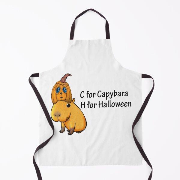 Item preview, C for Capybara H for Halloween - Halloween Capybara designed and sold by LashCreations.