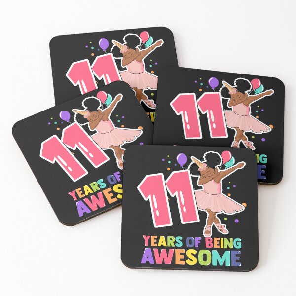 Item preview, 11th Birthday Dabbing Unicorn Girl 11 Years Old BDay designed and sold by QueenOfPrint.