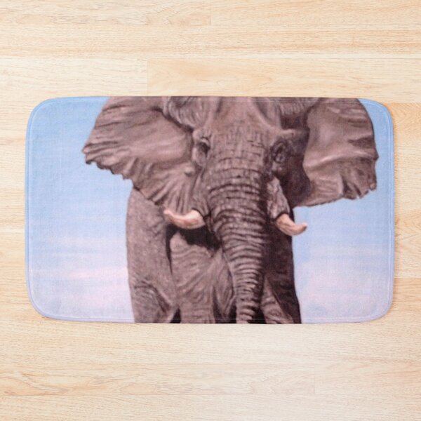 Item preview, CHARGING BULL ELEPHANT designed and sold by Mackenzie Moulton International Artist .