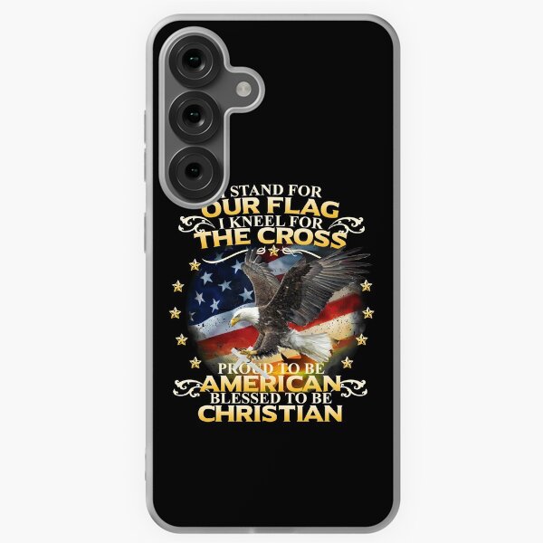 Item preview, I Stand For Our Flag I Kneel For The Cross American Christian designed and sold by Shoppy  Vista.