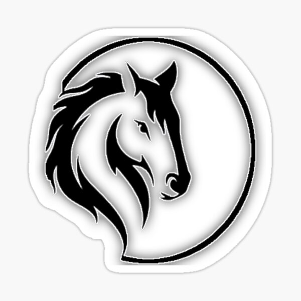 Horse Head Vector Logo Design Graphic by zeencaem3 · Creative Fabrica