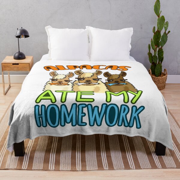 Item preview, Alpacas Ate My Homework designed and sold by jaygo.