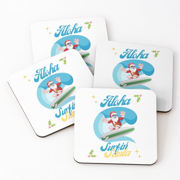 Item preview, Aloha Surfin' Santa designed and sold by radestilo.