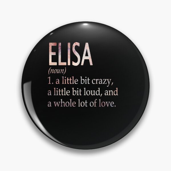 Item preview, Elisa Girl Name Definition designed and sold by BrookHBung.