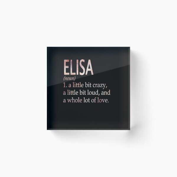 Item preview, Elisa Girl Name Definition designed and sold by BrookHBung.