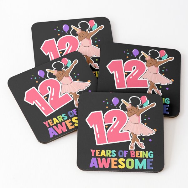 Item preview, 12th Birthday Dabbing Unicorn Girl 12 Years Old BDay designed and sold by QueenOfPrint.