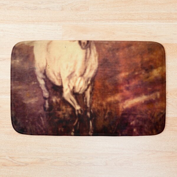 Item preview, WHITE STALLI9N GALLOPING TOWA4DS ME designed and sold by Mackenzie Moulton International Artist .