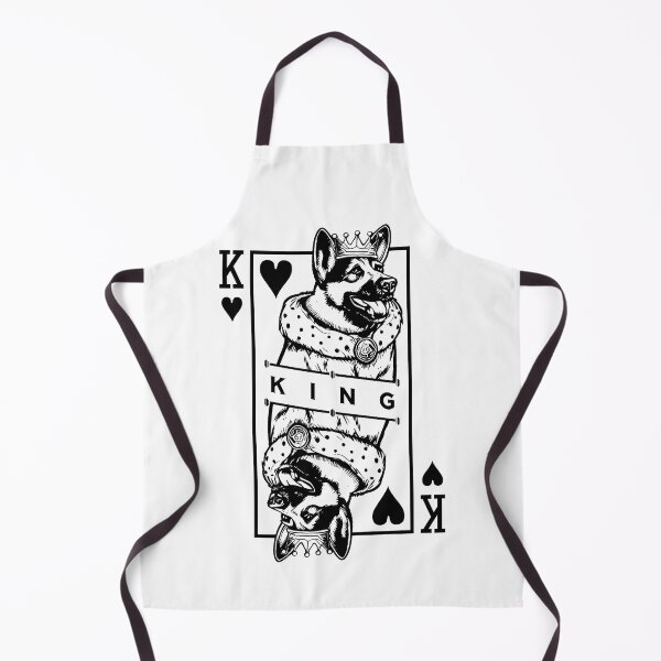 Item preview, German Shepherd King Of Hearts Dog Playing Card Pop Art designed and sold by GrandeDuc.