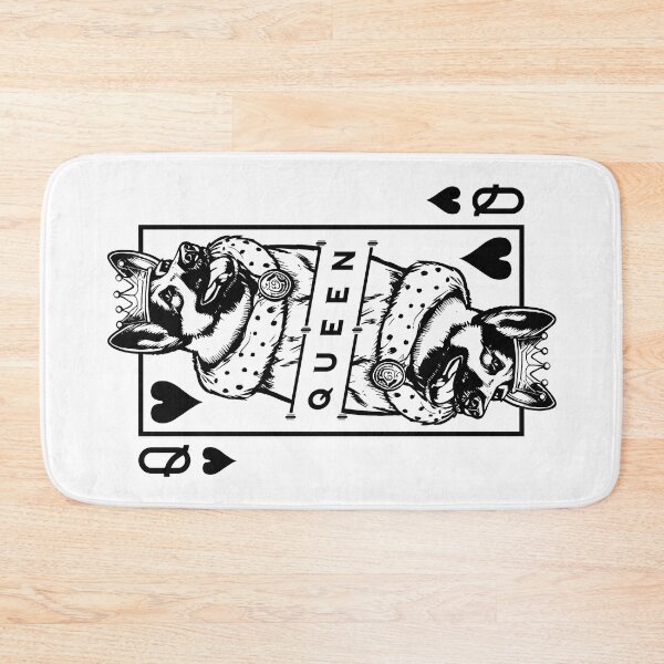 Item preview, German Shepherd Queen Of Hearts Dog Playing Card Pop Art designed and sold by GrandeDuc.