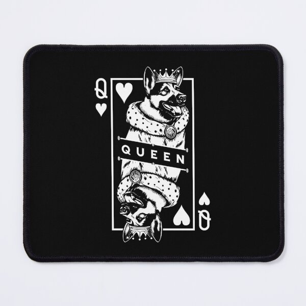 Item preview, German Shepherd Queen Of Hearts Dog Playing Card Pop Art designed and sold by GrandeDuc.