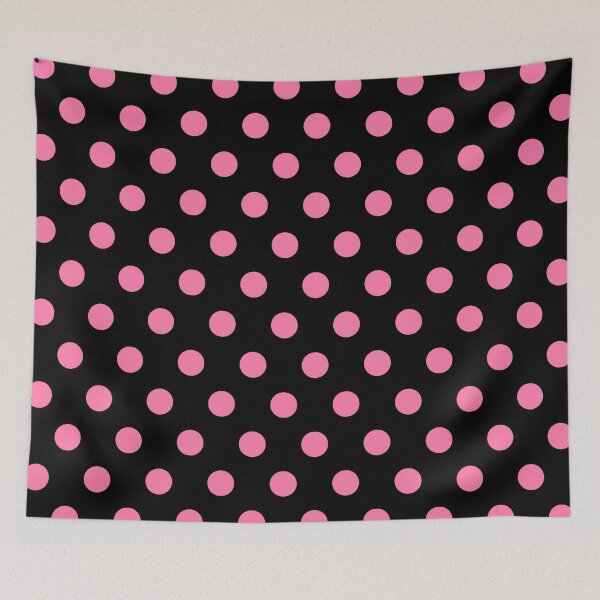 Item preview, Pink and Black Polka Dots designed and sold by patterniastudio.