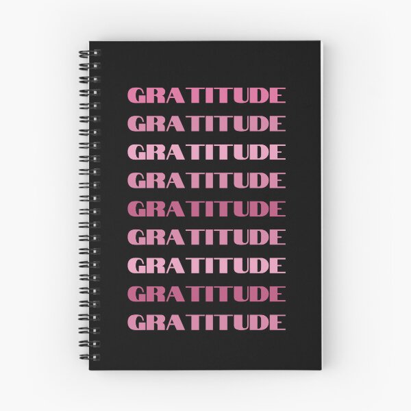 Item preview, Gratitude Pink Repeating Gradient Word designed and sold by NinniSilver.