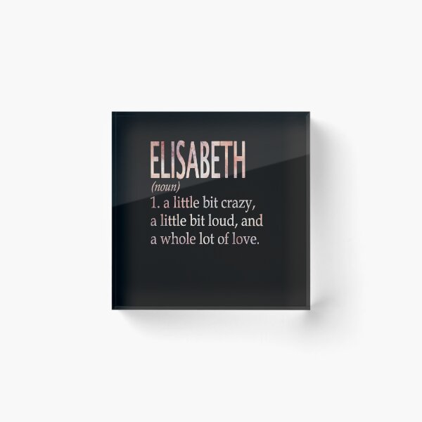 Item preview, Elisabeth Girl Name Definition designed and sold by BrookHBung.