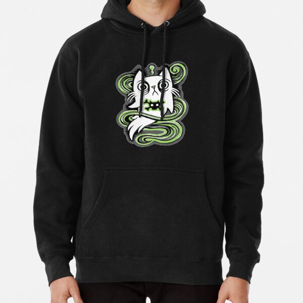 Ghost Kitty Pullover Hoodie