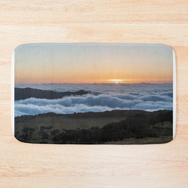 Item preview, Sunset with hills, misty and clear sky above designed and sold by honza28683.