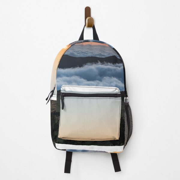 Item preview, Sunset with hills, misty and clear sky above designed and sold by honza28683.