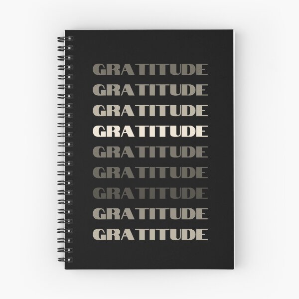 Item preview, Gratitude Brown Repeating Gradient Word designed and sold by NinniSilver.