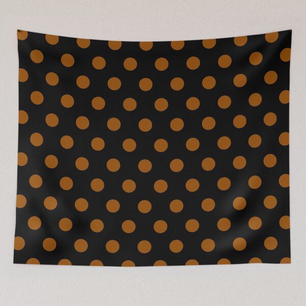Item preview, Brown and Black Polka Dots designed and sold by patterniastudio.