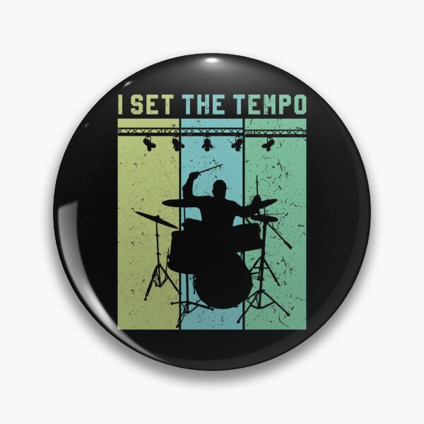 Item preview, Retro Vintage I Set The Tempo Gift For Drummers Percussion designed and sold by oliviatzk.