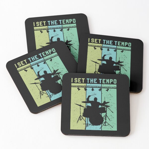 Item preview, Retro Vintage I Set The Tempo Gift For Drummers Percussion designed and sold by oliviatzk.