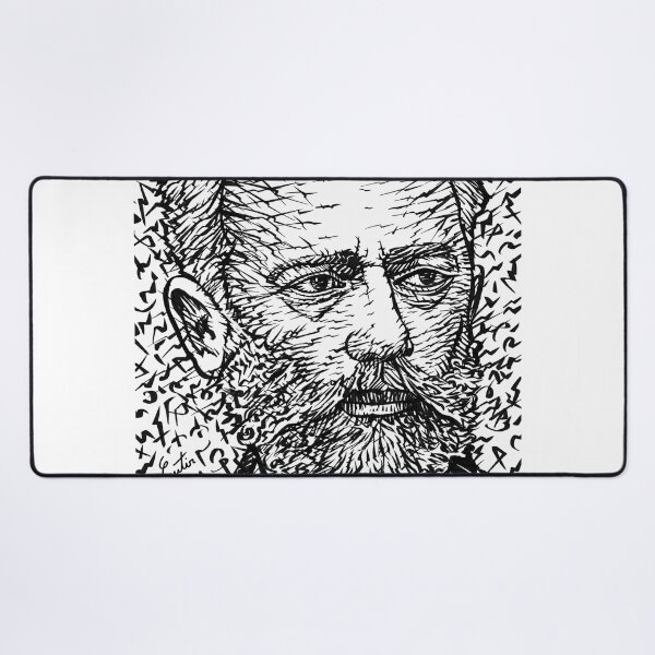 Item preview, PYOTR ILYICH TCHAIKOVSKY ink portrait .1 designed and sold by lautir.