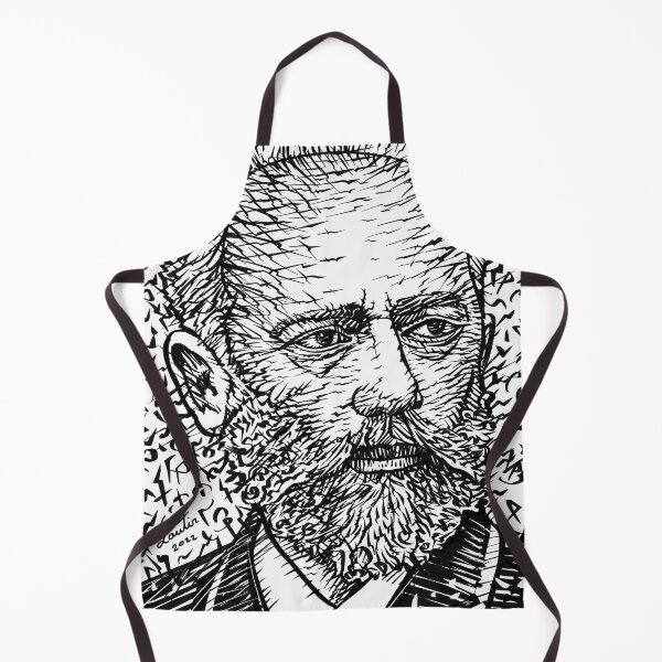 Item preview, PYOTR ILYICH TCHAIKOVSKY ink portrait .1 designed and sold by lautir.