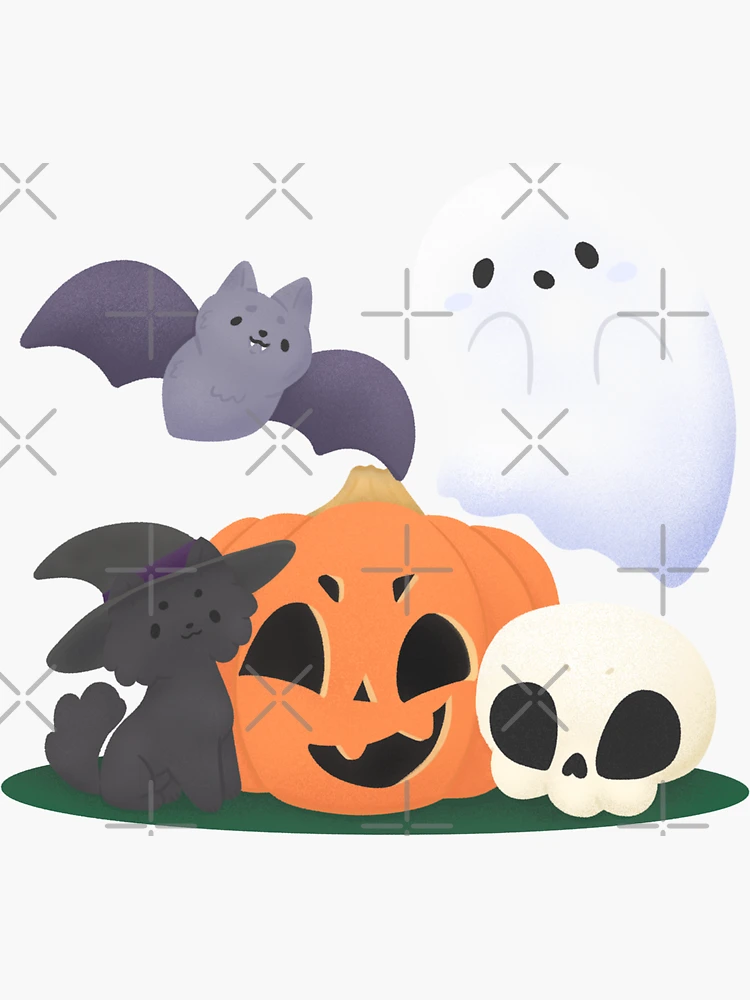 Halloween night Sticker for Sale by IcyBubblegum