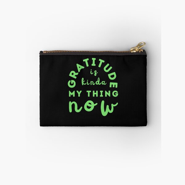 Item preview, Gratitude Is Kinda My Thing Now Green designed and sold by NinniSilver.