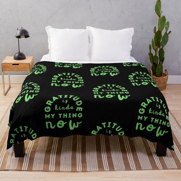 Item preview, Gratitude Is Kinda My Thing Now Green designed and sold by NinniSilver.
