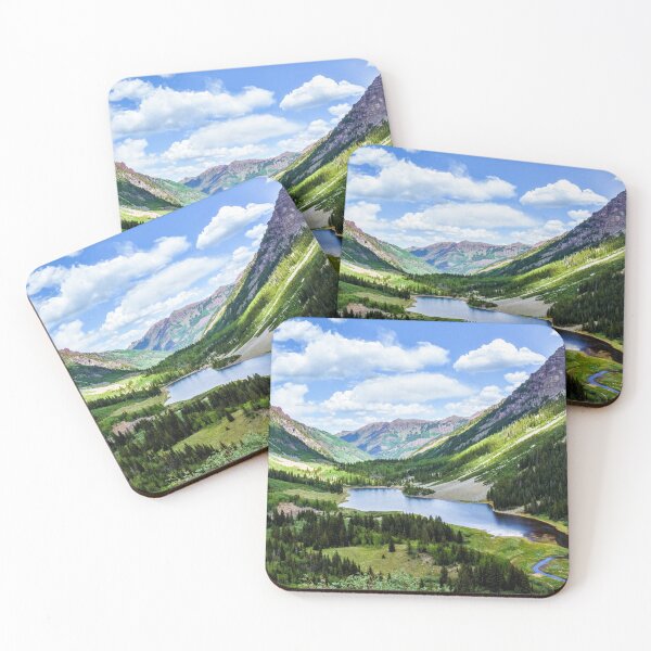 Item preview, Aspen Landscape Mountains Cloudy Sky. Chasm lake designed and sold by PureCanvas.