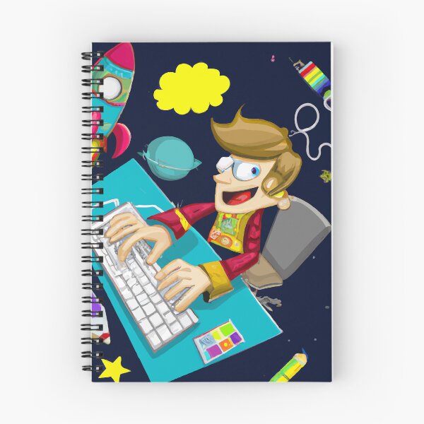 Item preview, Diseñador gráfico diseñando en el espacio. Puesta en marcha, marketing, gestión, proceso con ordenador. designed and sold by yunuzdemirtas.