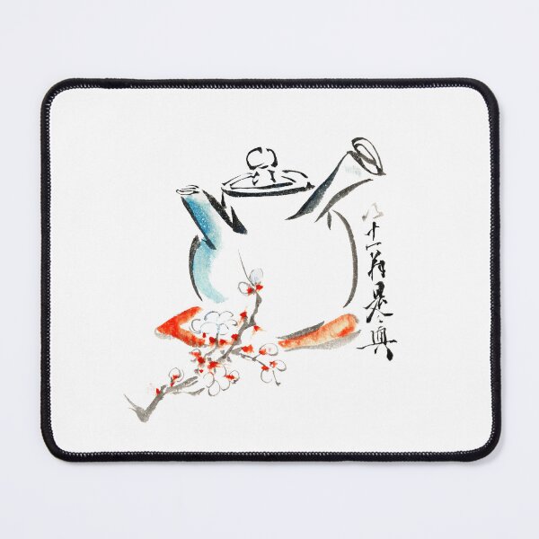 Item preview, Teapot with cherry or plum blossoms (1750-1850). designed and sold by netzzoart.