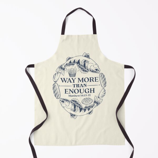 Item preview, Way More Than Enough With Five 5 Loaves And Two 2 Fishes Matthew 14 Verse 13-21 | Thanksgiving | God Shall Supply All My Needs designed and sold by MJDezigns.