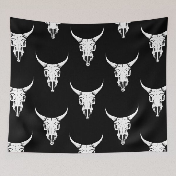 Item preview, Vintage Bull Skull Design designed and sold by zoripet Store.