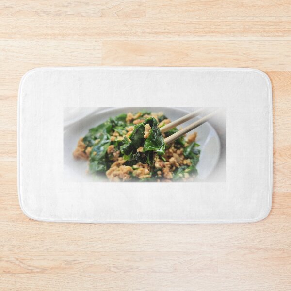 Item preview, Asian grilled chicken with green vegetables designed and sold by kall3bu.